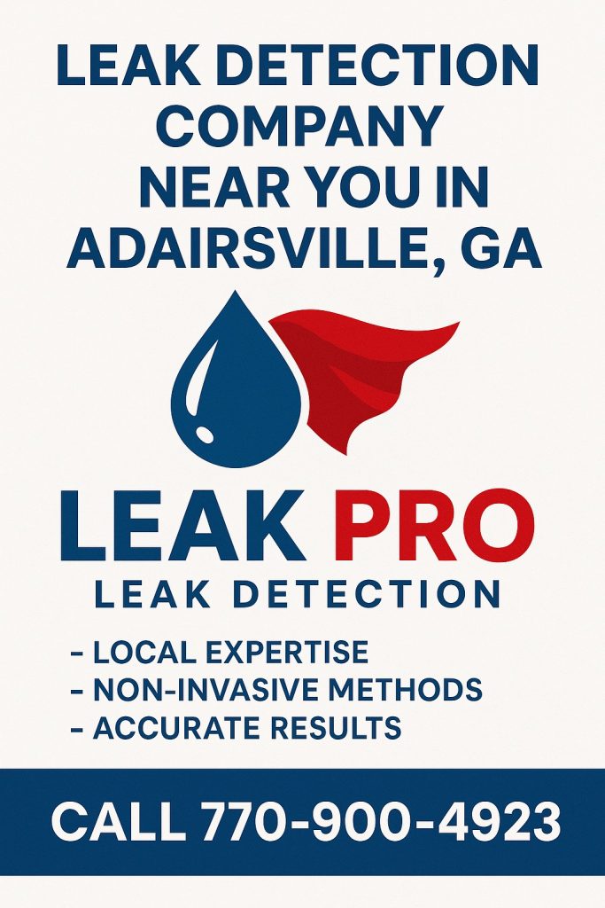 Leak Detection Company Near Me in Alpharetta