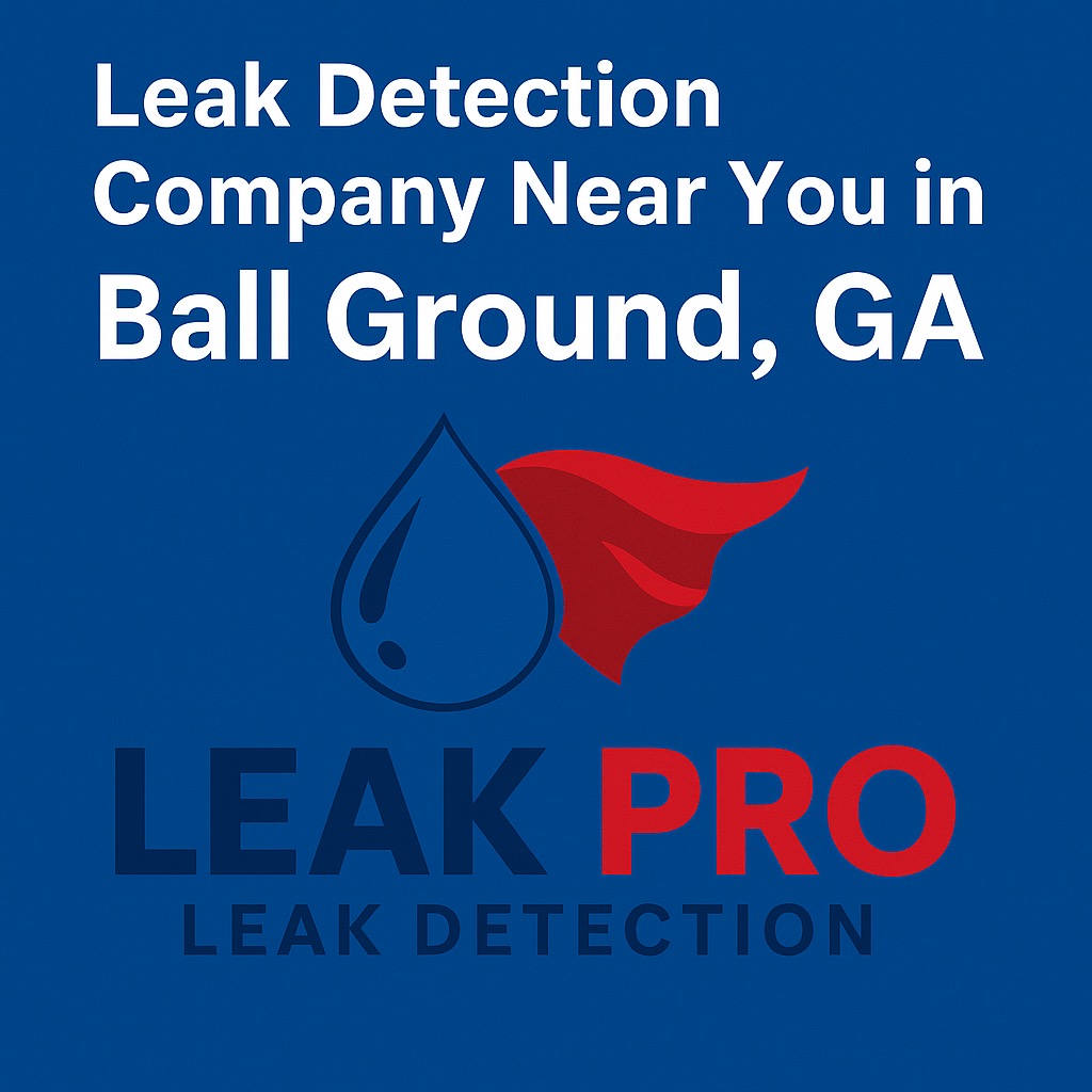 Leak Detection Company Near Me in Ball Ground GA