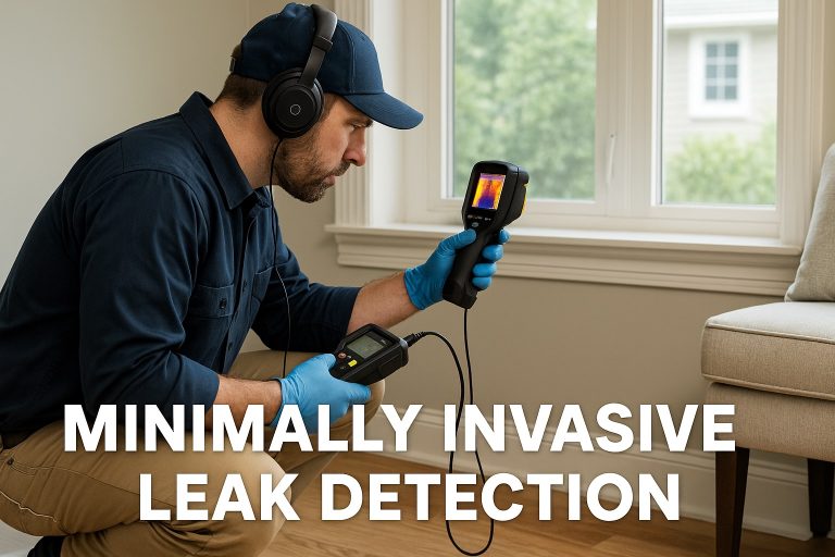 Minimally invasive leak detection marietta